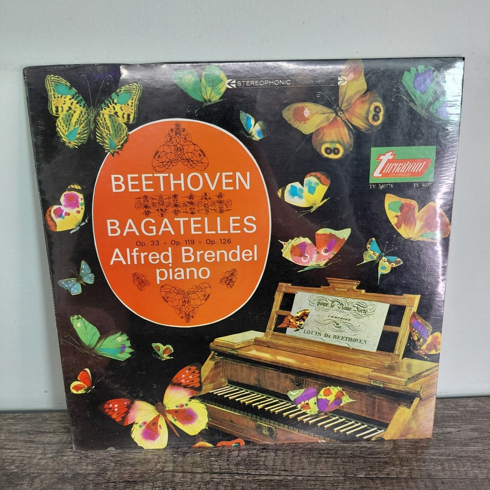 Beethoven Bagatelles Alfred Brendel Piano Vinyl LP Turnabout TV 34077S Sealed